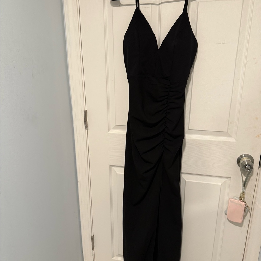 Long Black Elegant Dress